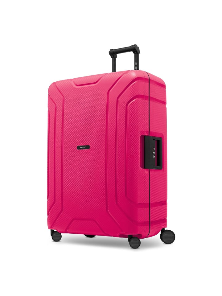Essentials 15 4-Rollen Trolley 75 cm mit Dreipunkt-Verschluss pink