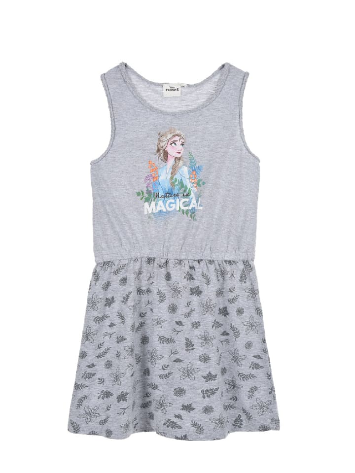 Sommer Kinder Jerseykleid in Grau