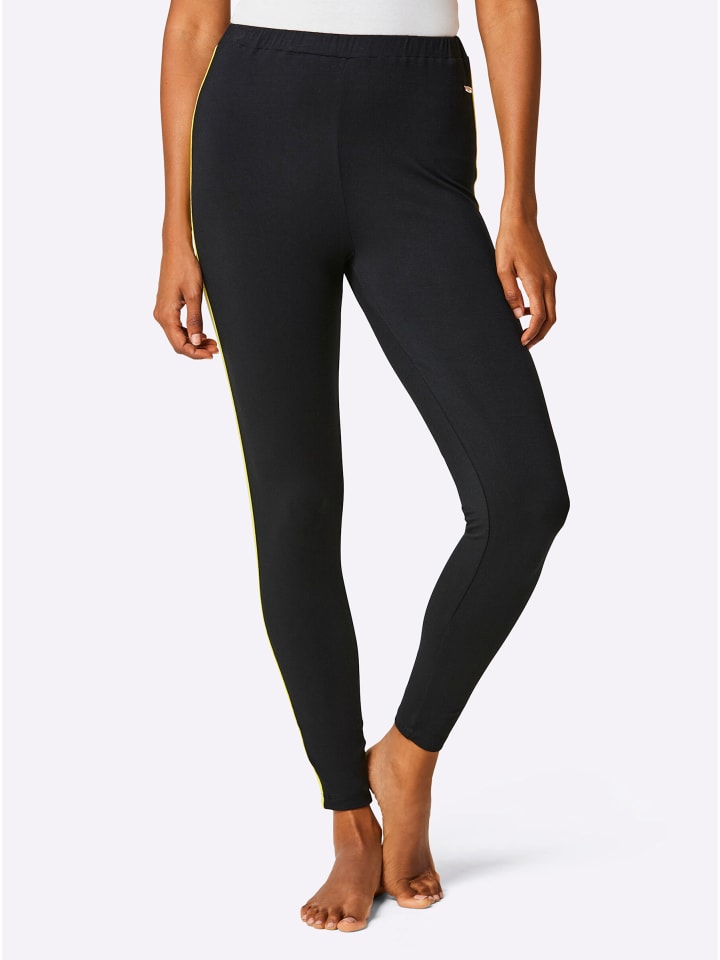 Modal-Leggings in schwarz