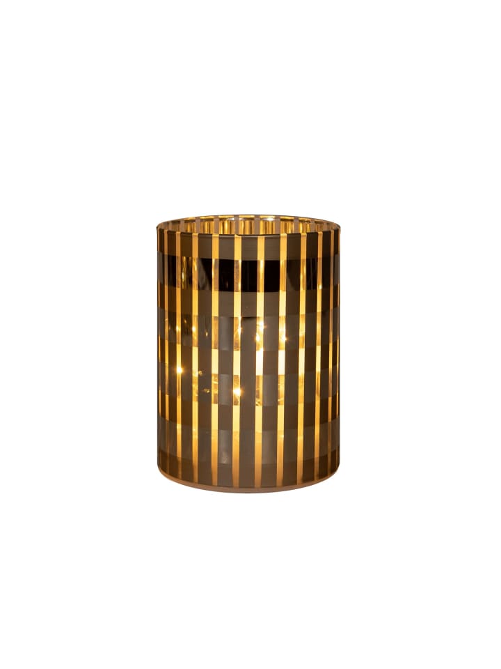 LED Stimmungsbeleuchtung 3AA in Gold mit Streifen