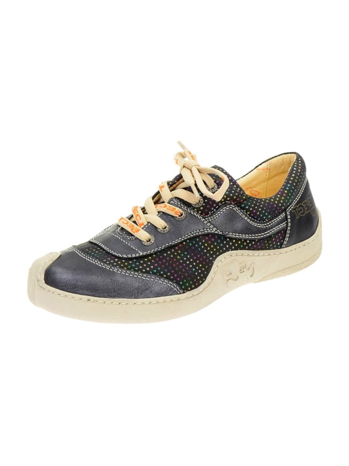 Komfort Schnürschuhe in Schwarz