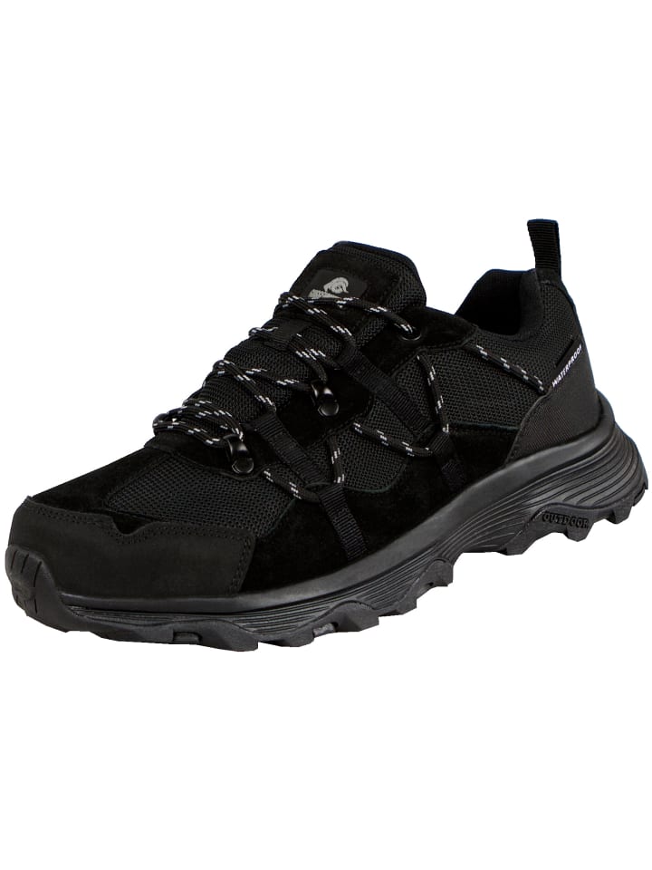 Wandern Trekkingschuhe Schwarz