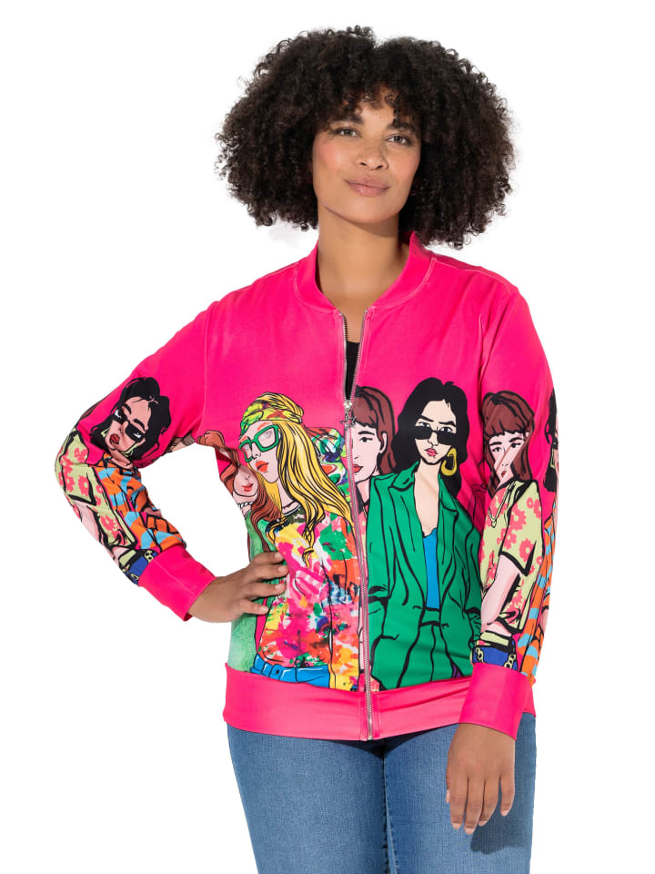 Kurzjacke in hibiskuspink