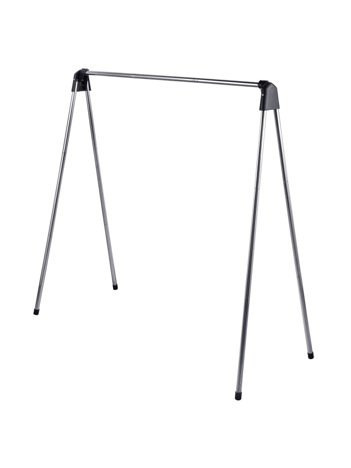Wäscheständer in Silber - (B)123,5 x (H)122 x (T)49 cm