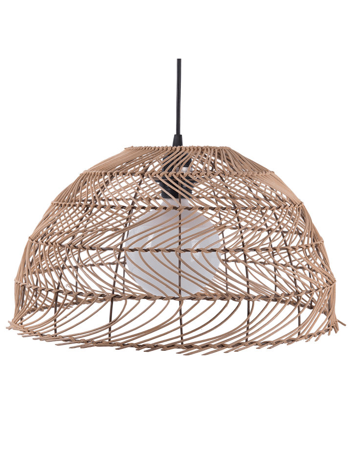 Pendelleuchten SELENGE in Naturfarben/Beige - (W) 40 x (H) 163 x (L) 40 cm