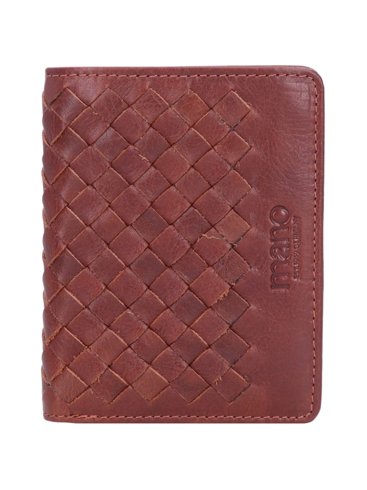 Don Luca Kreditkartenetui Leder 8 cm cognac