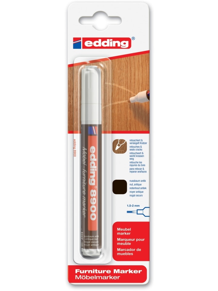 Möbel-Reparaturmarker edding 8900 nussbaum antik