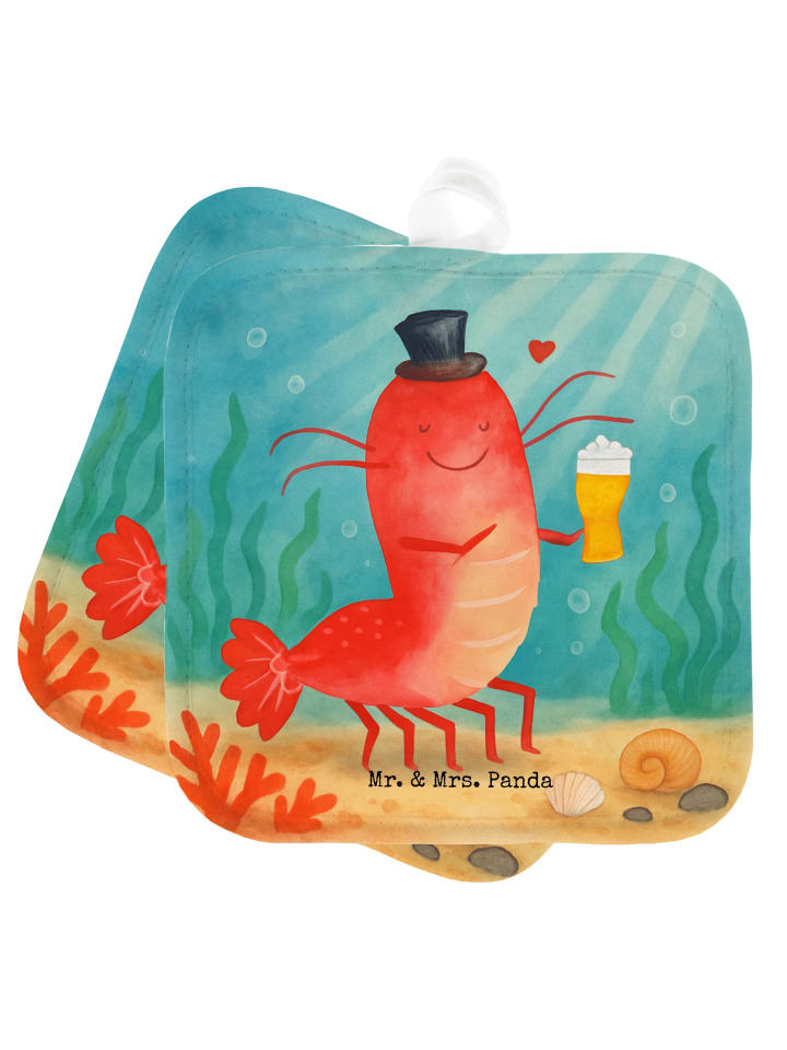 Potholder Hummer Weizen Design ohne Spruch in Weiß