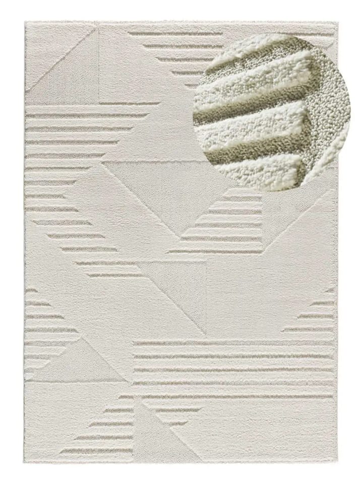 Hochflor-Teppich NUMA in creme