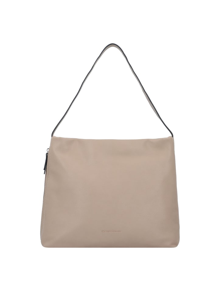 Yuma Schultertasche 34 cm taupe