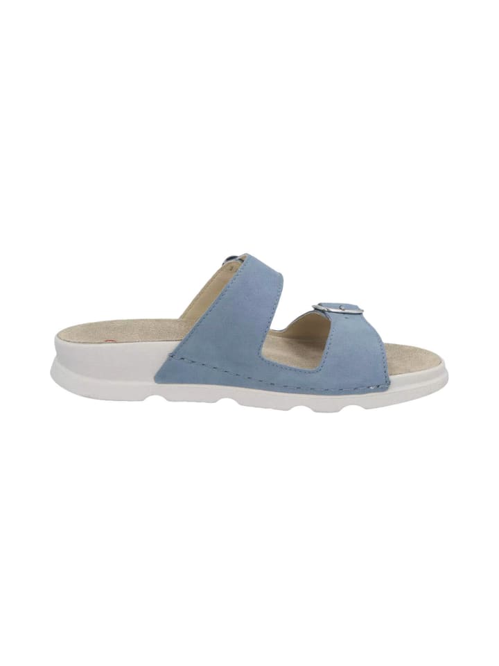 SHOES "Lucinda" in azurblau Nubuk