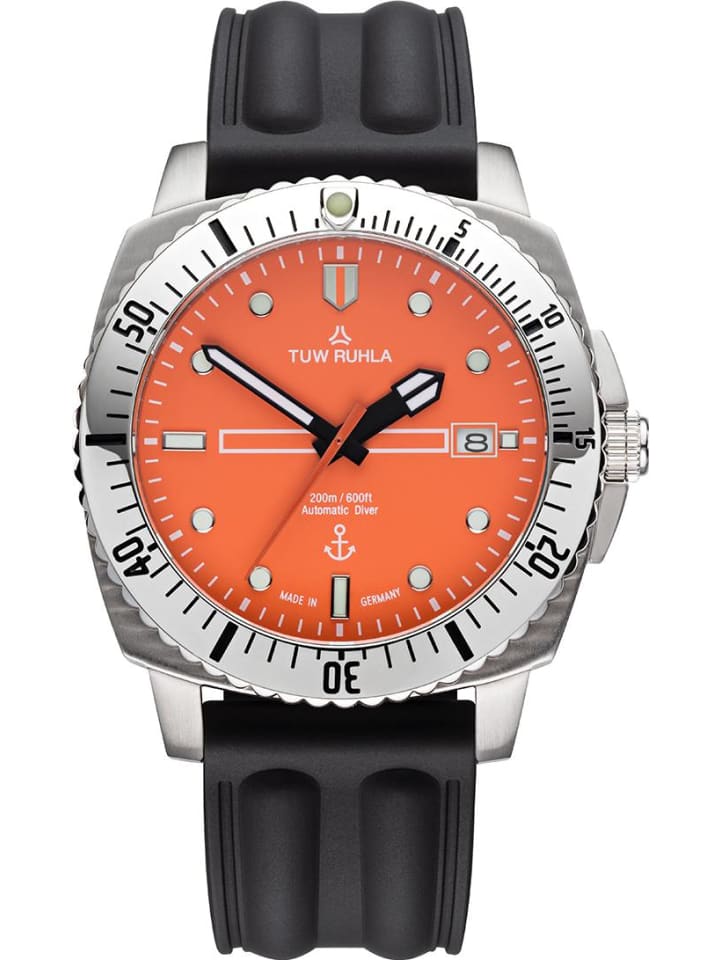 Uhr in Orange