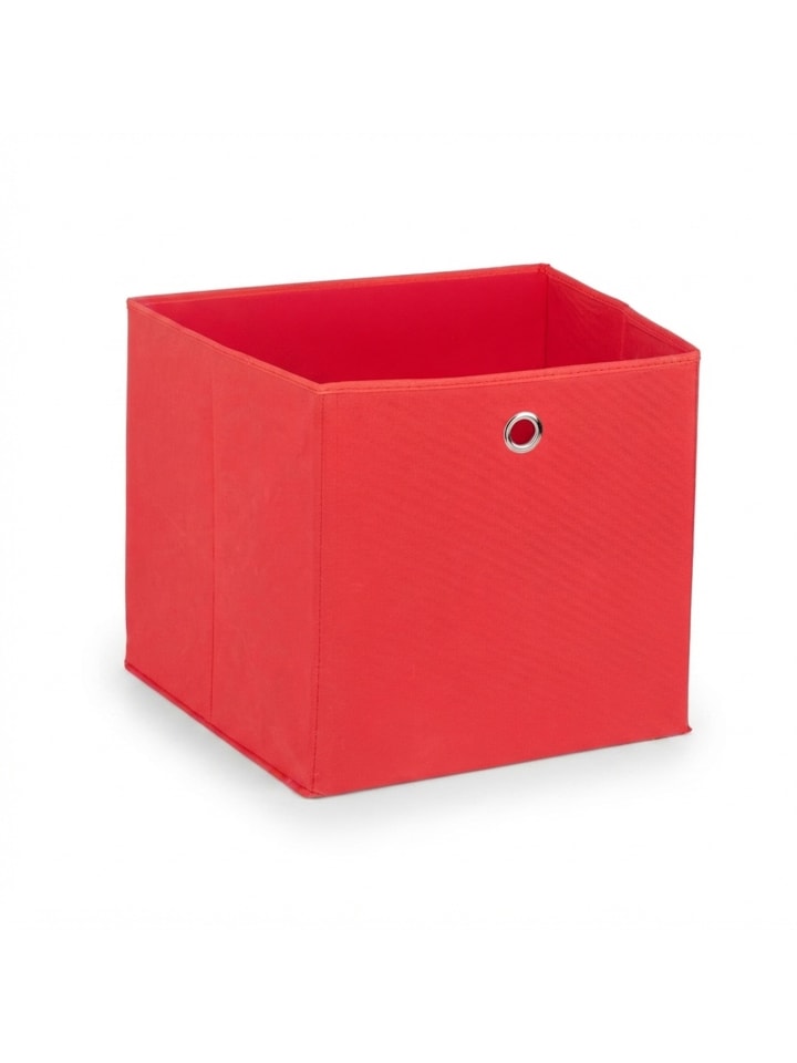 4 x Aufbewahrungsbox in Rot - (B)30 x (H)30 x (T)30 cm