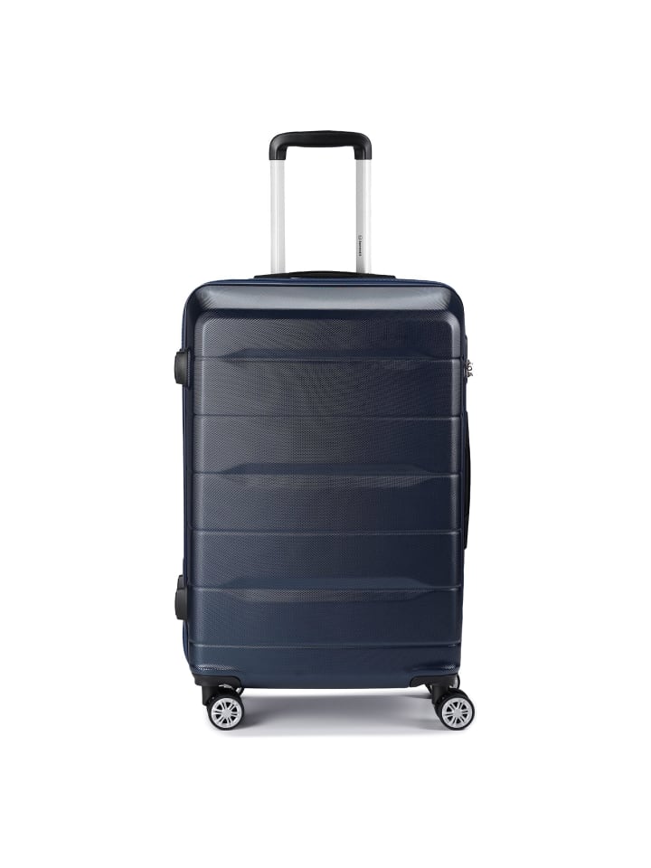 5583 4 Rollen Trolley 65 cm blau