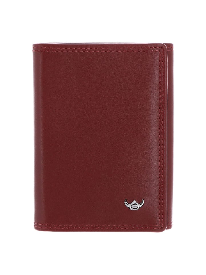 Polo Geldbörse RFID Schutz Leder 10 cm rot