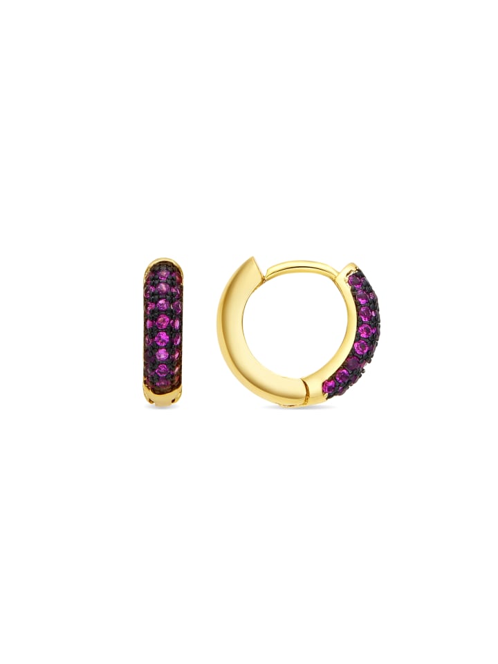 Ohrringe Lesrat mit 18 Karat Goldfinish – 9 mm – LESRAT
