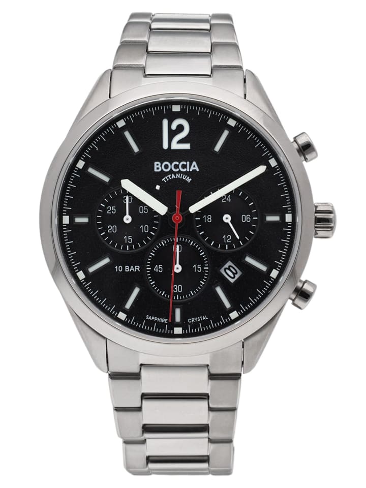 Herrenuhr Chronograph Titan Anthrazit