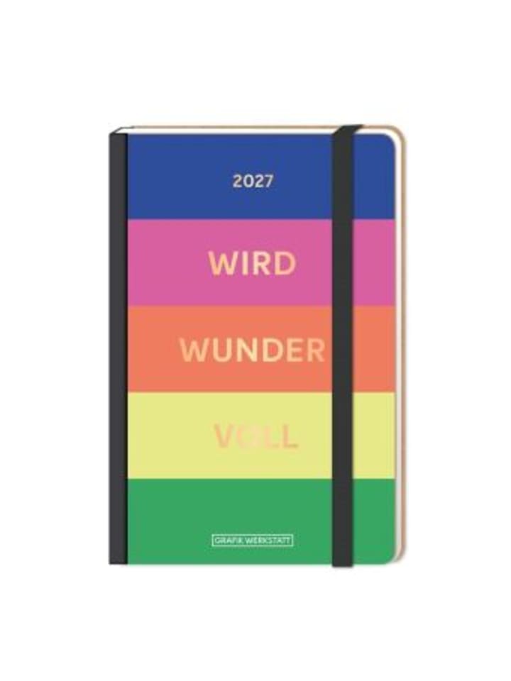 Kalender - Terminplaner Letterart 2027 wird wundervoll
