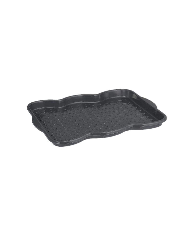 3 x Schuhabtropfschale in Grau - (B)48 x (H)3 x (T)34 cm