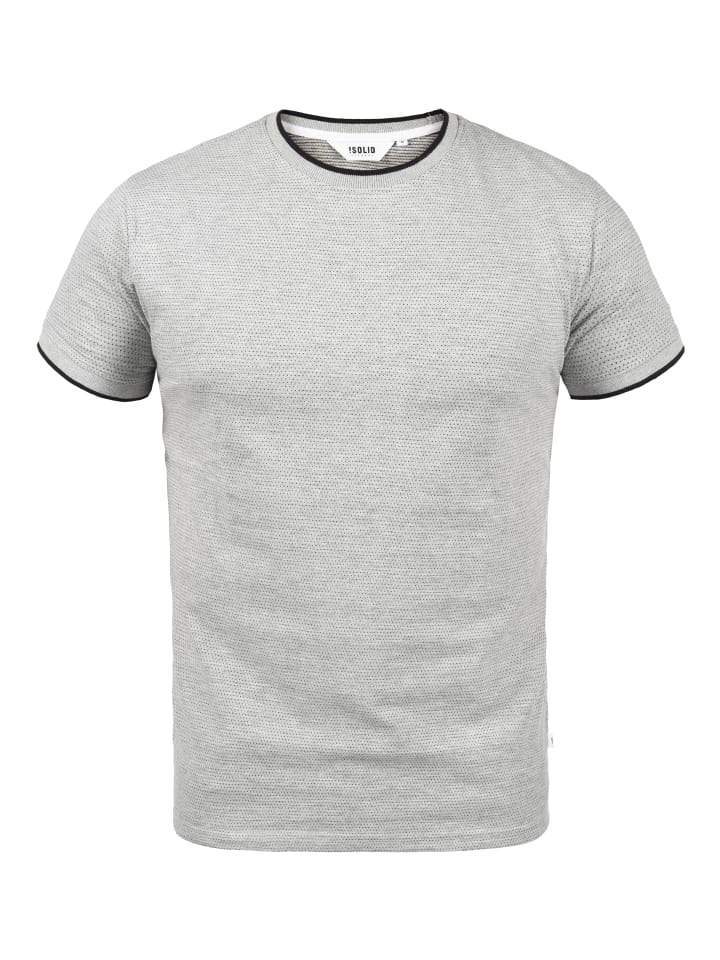 Rundhalsshirt SDSaul in Grau