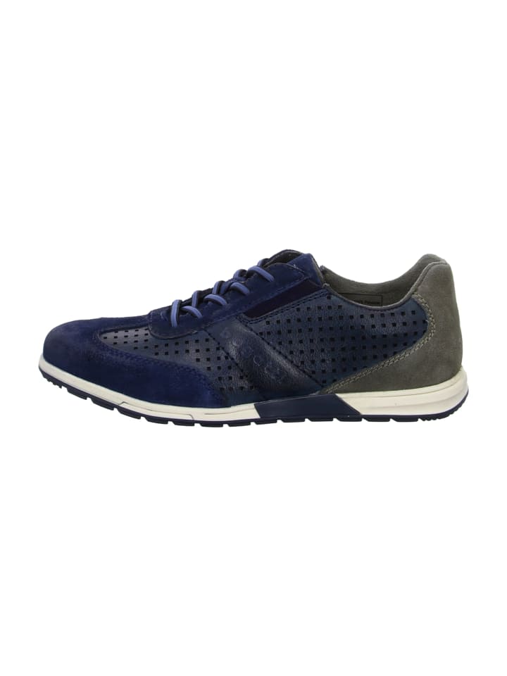 Sportliche Schnürschuhe in Blau