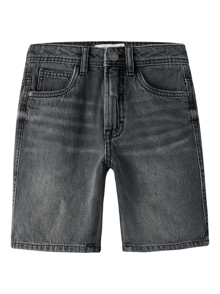 Denim-Shorts Nkmryan regular fit in black denim