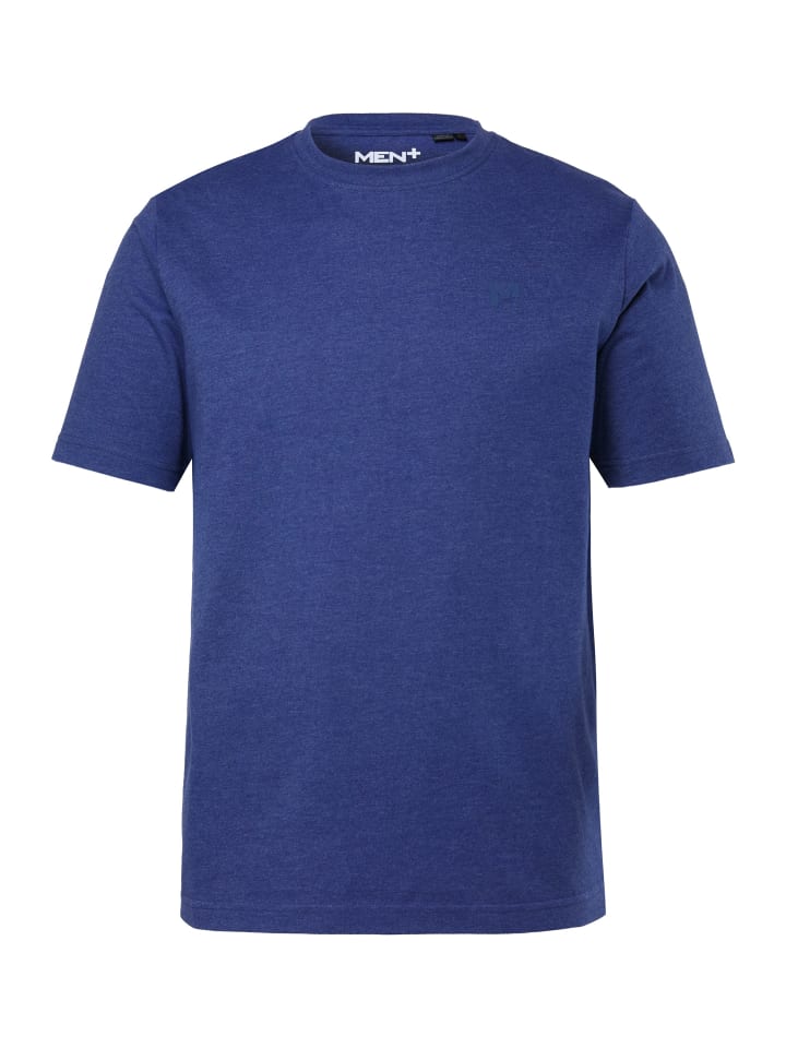 Kurzarm T-Shirt in nachtblau
