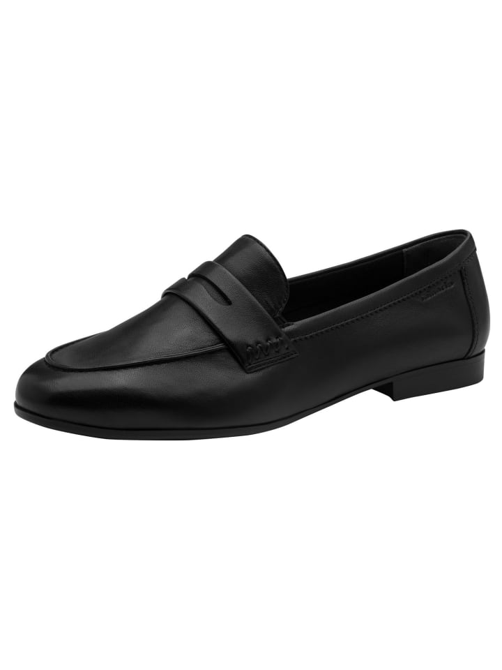 Slipper in BLACK LEATHER