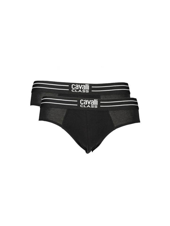 Schwarz Baumwolle Herren Unterwäsche Slip