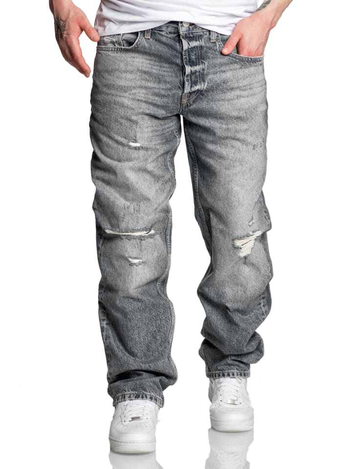 90s Baggy Jeans YAKIMA in Grau