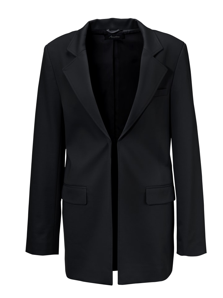 Longblazer in schwarz