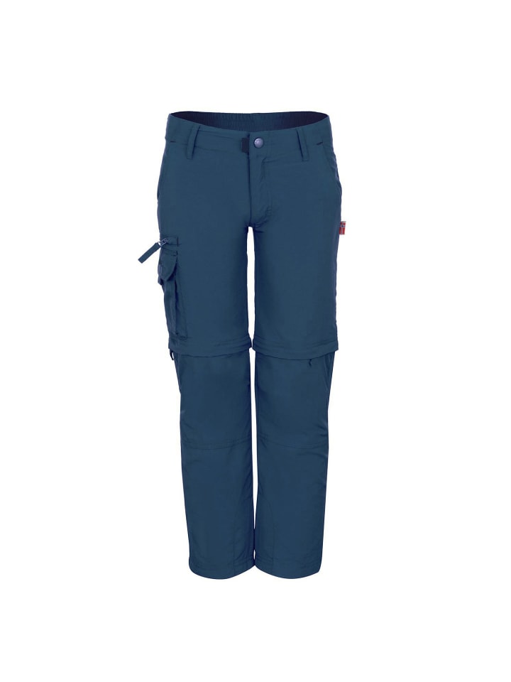 Zipp-Off-Trekkinghose Slim Fit Oppland in mystic blue