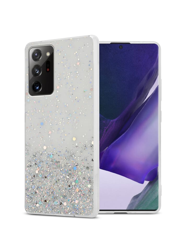 Hülle für Samsung Galaxy NOTE 20 ULTRA Glitter in Transparent mit Glitter
