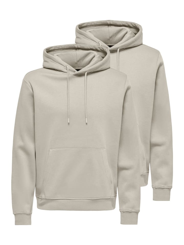 Sweatshirt / Hoodie Connor in Silver lining