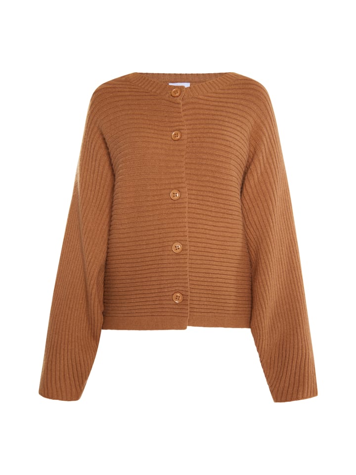 Damen Cardigan in Kamel