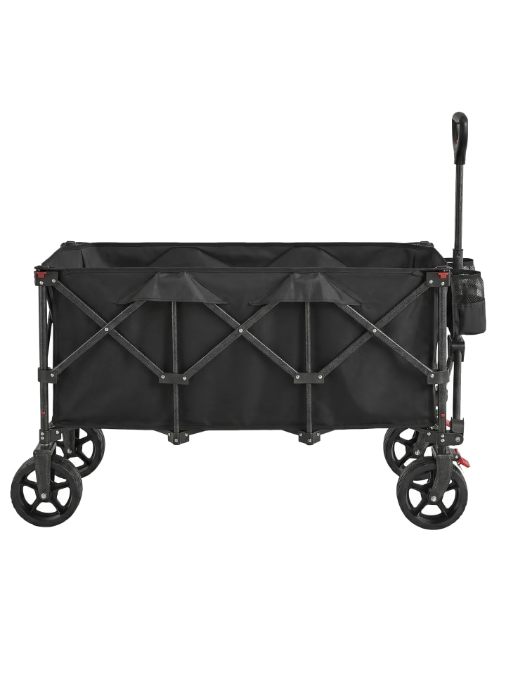 Handwagen Sandy in Schwarz - (B)100 x (H)98 x (T)52 cm