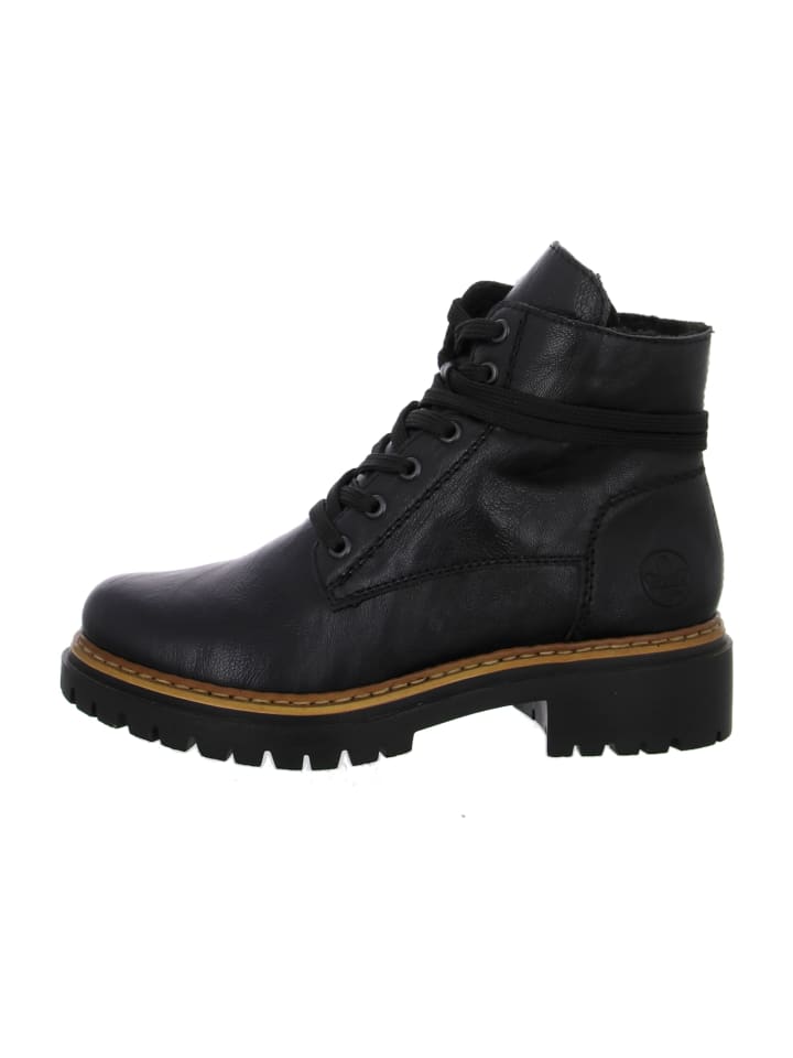 Schnürboots in Schwarz