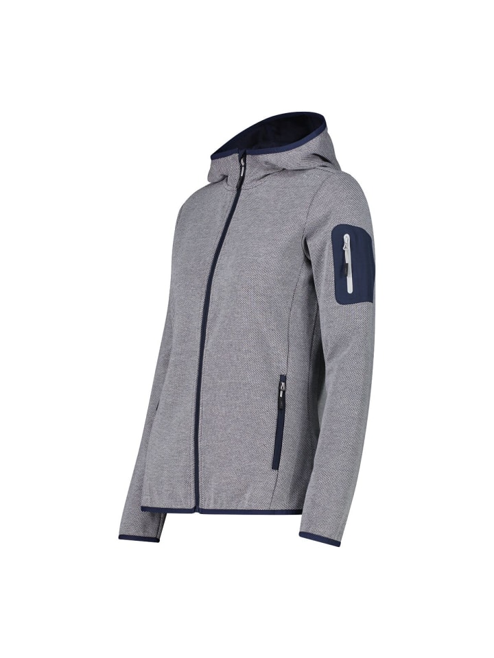Kapuzenjacke in bblue-ice