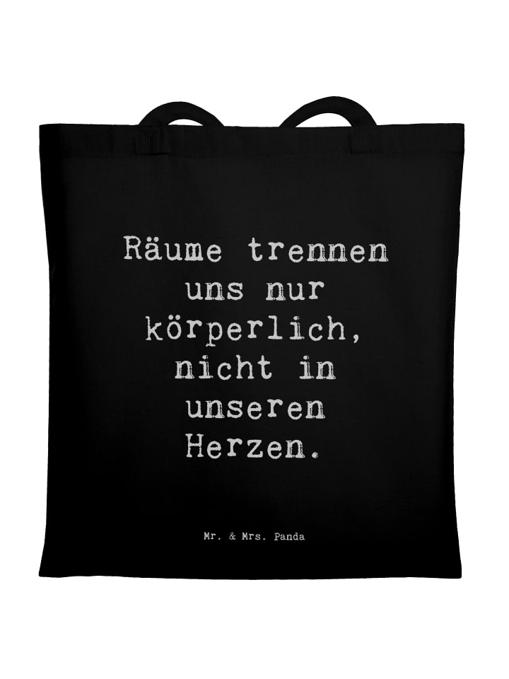 Shopping Tasche Spruch Trennung von den Eltern ... in Schwarz