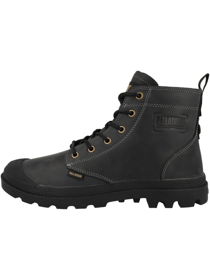 Schnürboots Pampa Zip Leather Legacy in schwarz