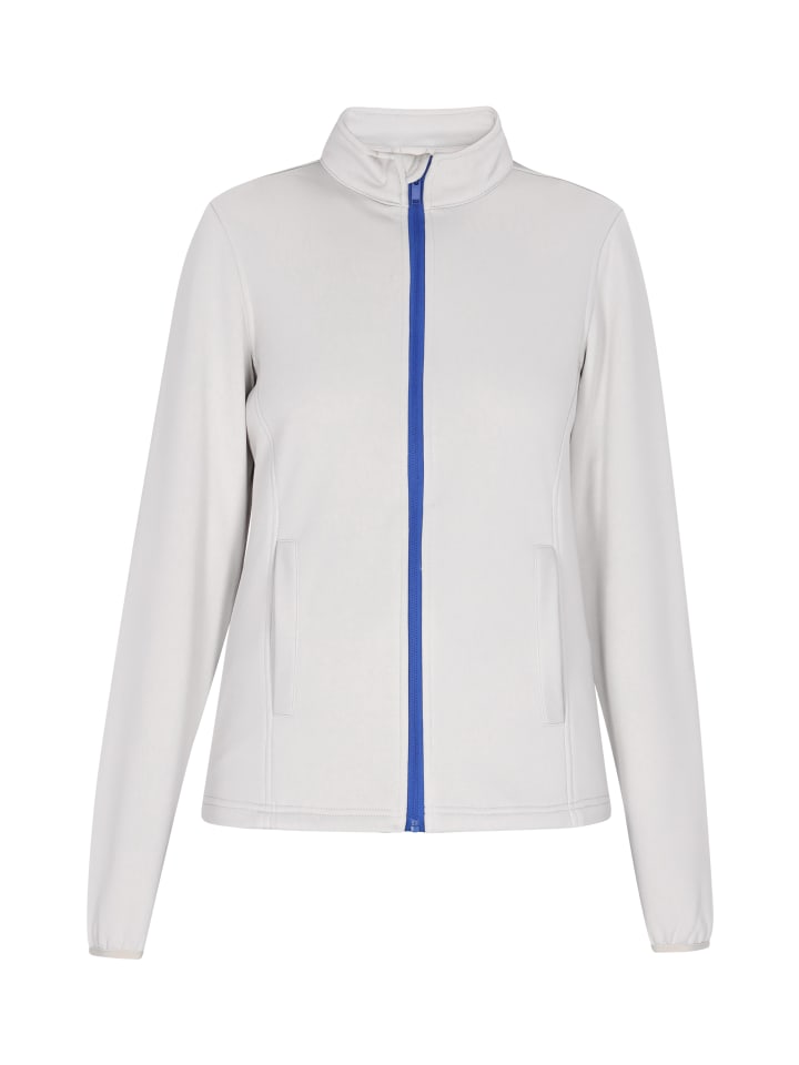 Damen Jacke in Hellgrau Königsblau