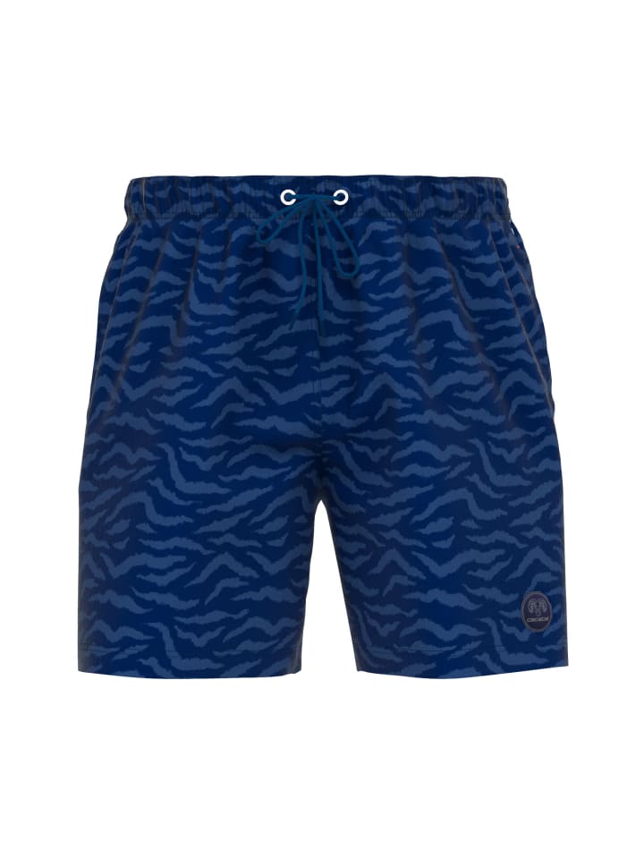 Badehose Namur in blau-dunkel-Allover