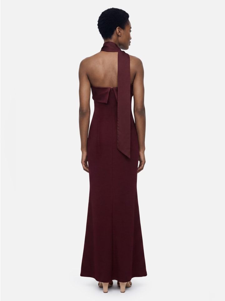 Abendkleid in aubergine - 0002