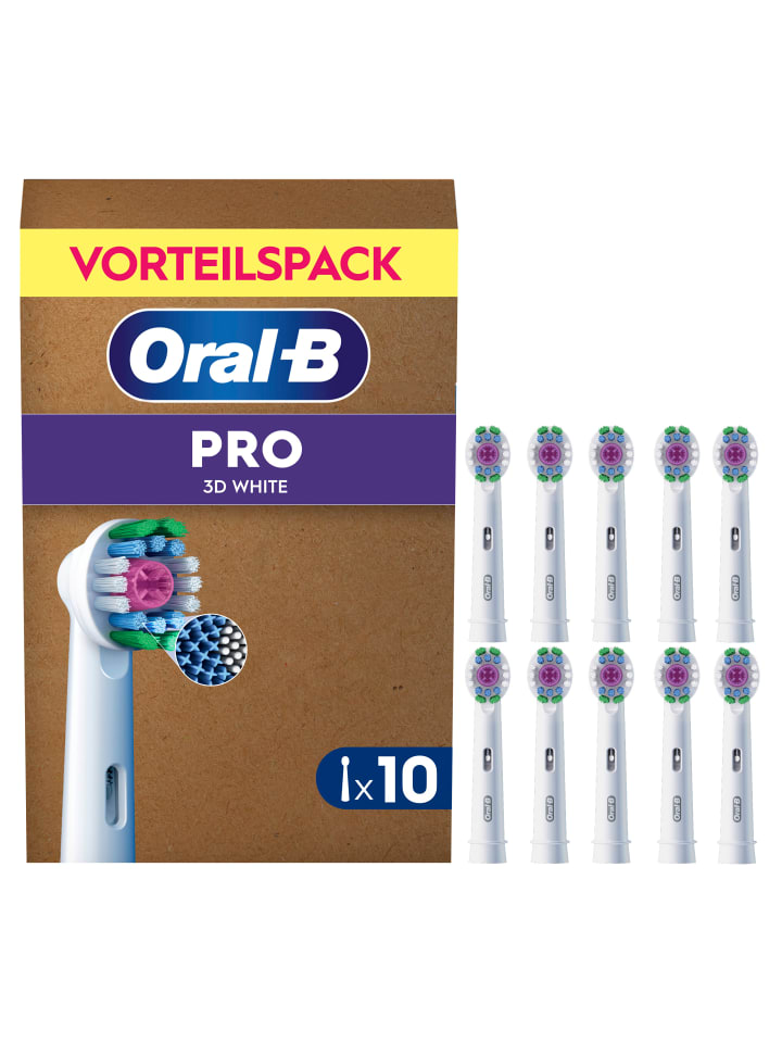 Aufsteckbürsten „Pro 3D White“ (10 St. - FFU)