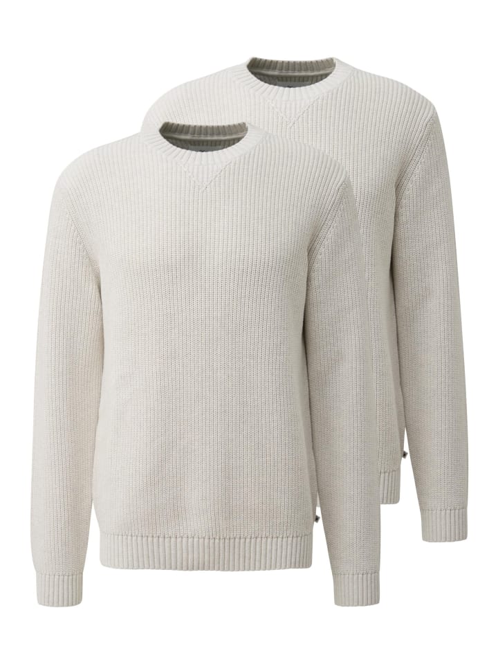 Pullover Basic in Creme