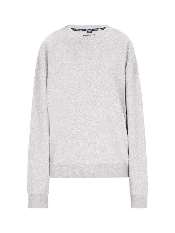 Damen Sweatshirt in Grau Melange