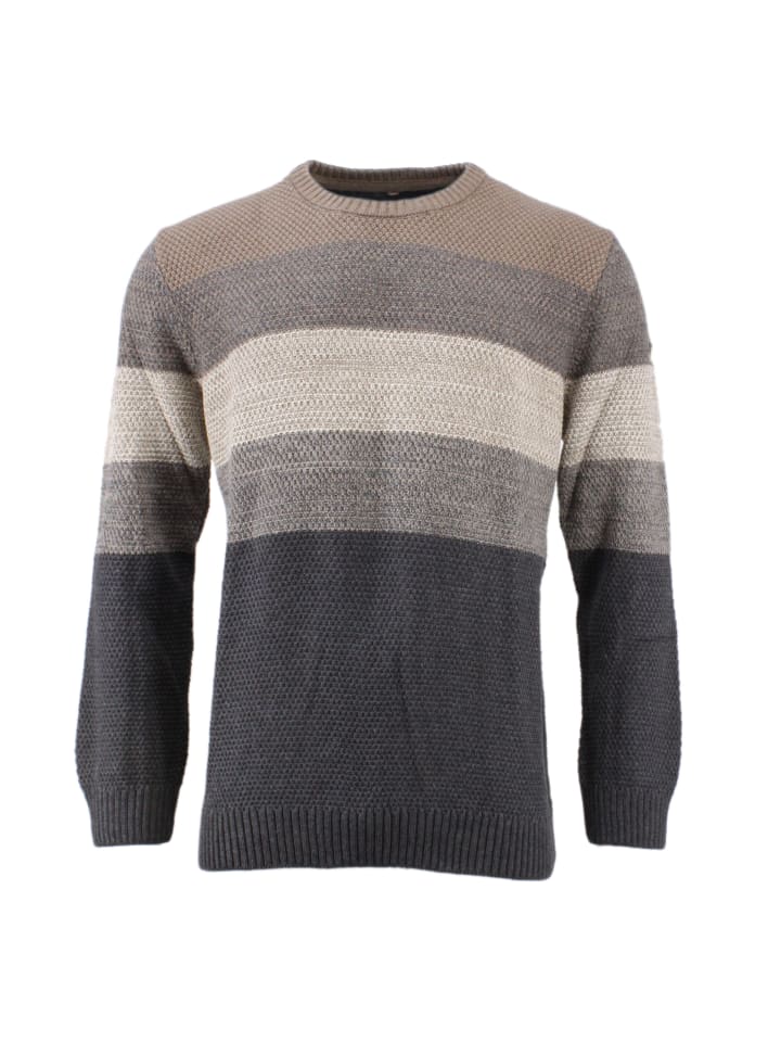 Pullover Gilberto in Braun-grau-beige