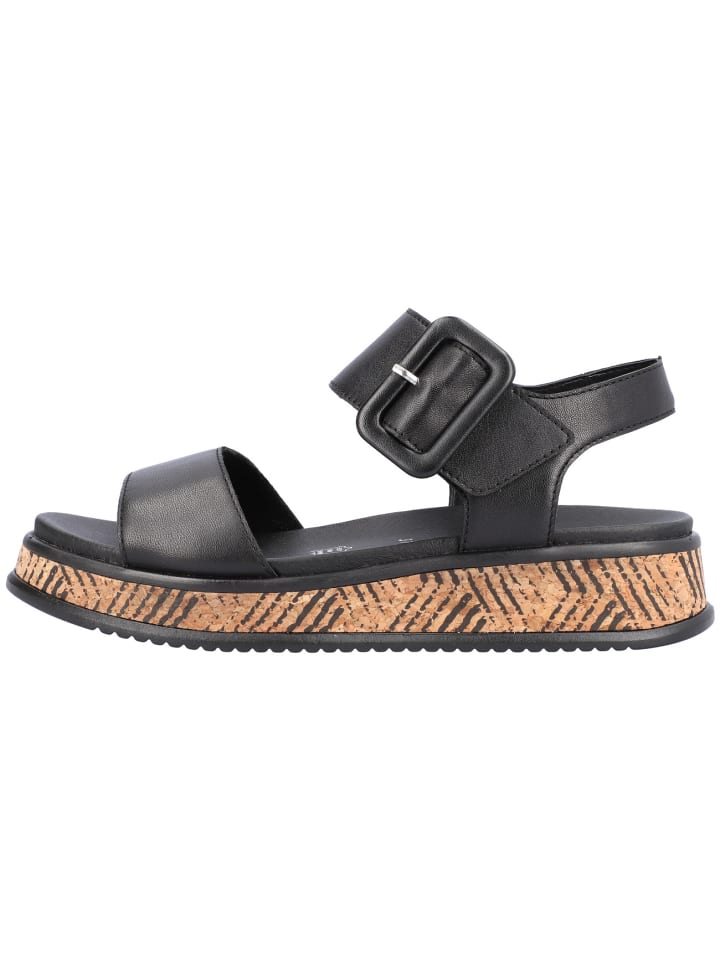 Sandalette in schwarz