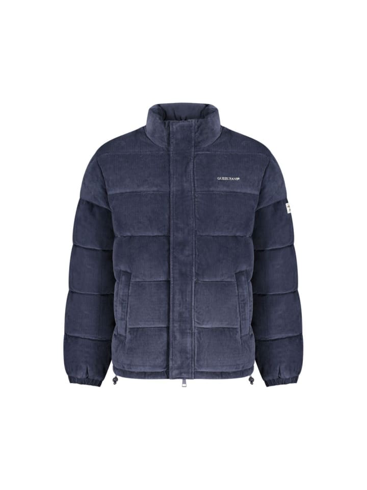 Blau Polyester Herren Jacke