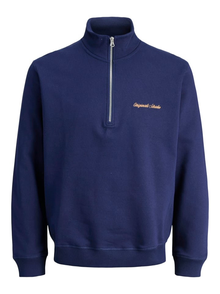 Troyer JORNORREBRO EMB SWEAT HIGH NECK JNR in ocean cavern